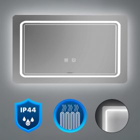 Vid tükör led világítással 100x60 cm