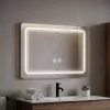 Vid tükör led világítással 80x60 cm