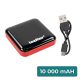 Powerbank 10000 mAH 2A 10W piros