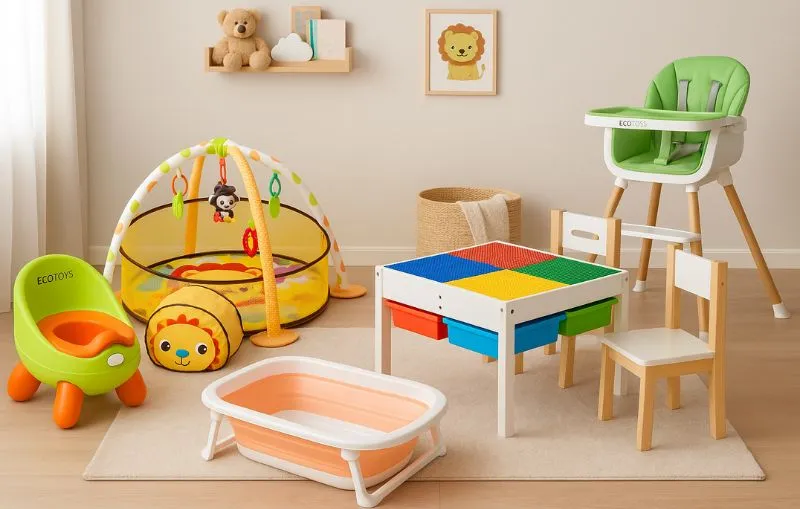 Baba-mama felszerelések kisgyermekes otthonokba – biztonság, kényelem és fejlődés