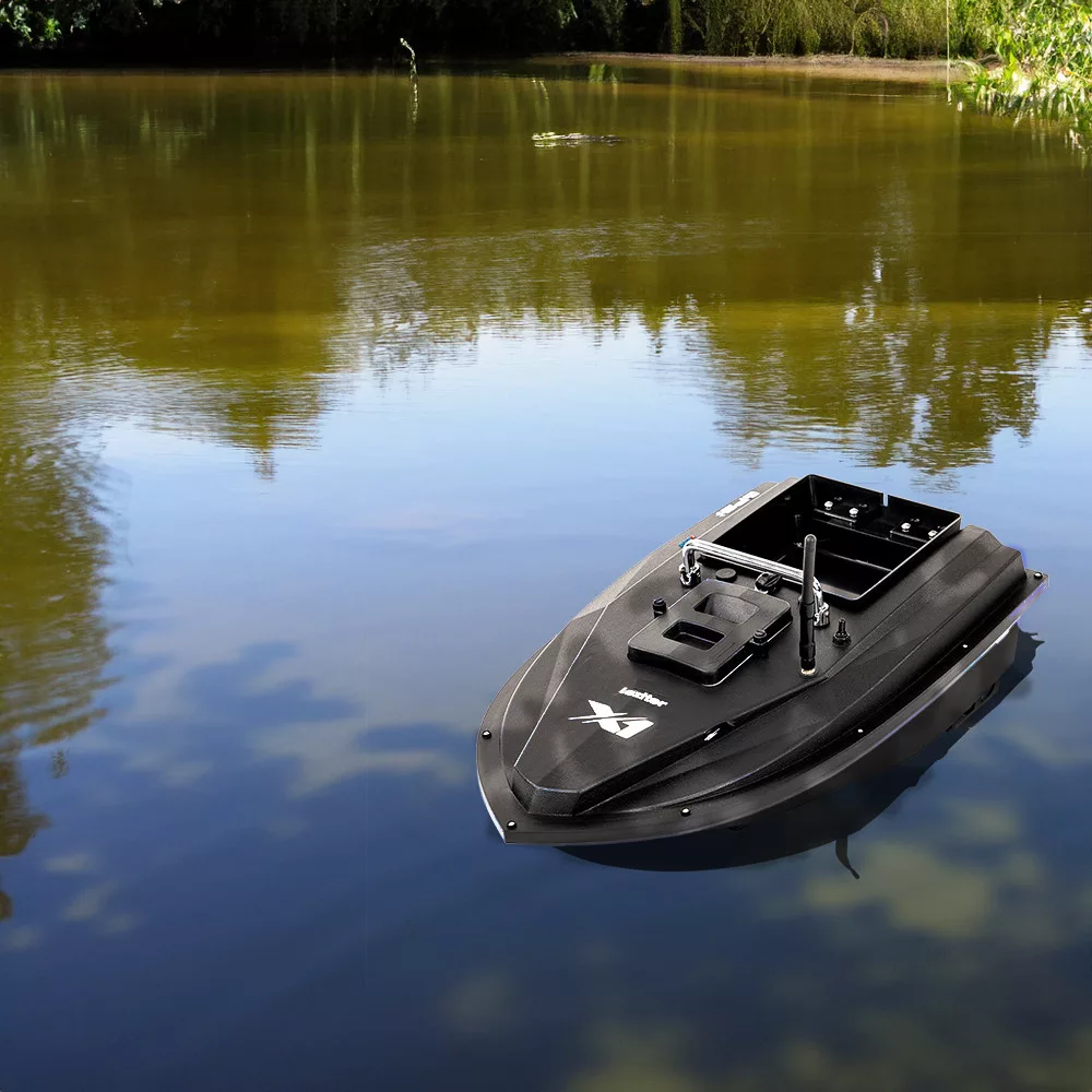 Barcă de momeli X1 GPS 4G ejector spate negru