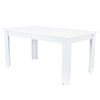 Yorki Standard étkezőasztal 160x90 cm fehér