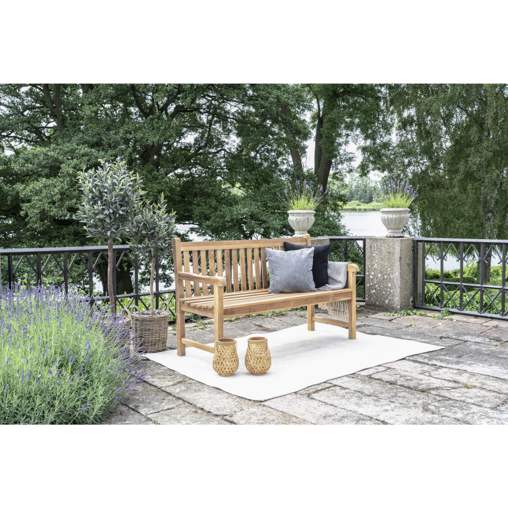 House Nordic Bancă de grădină Cabo, lemn de tec, 150x62x92 cm [6]
