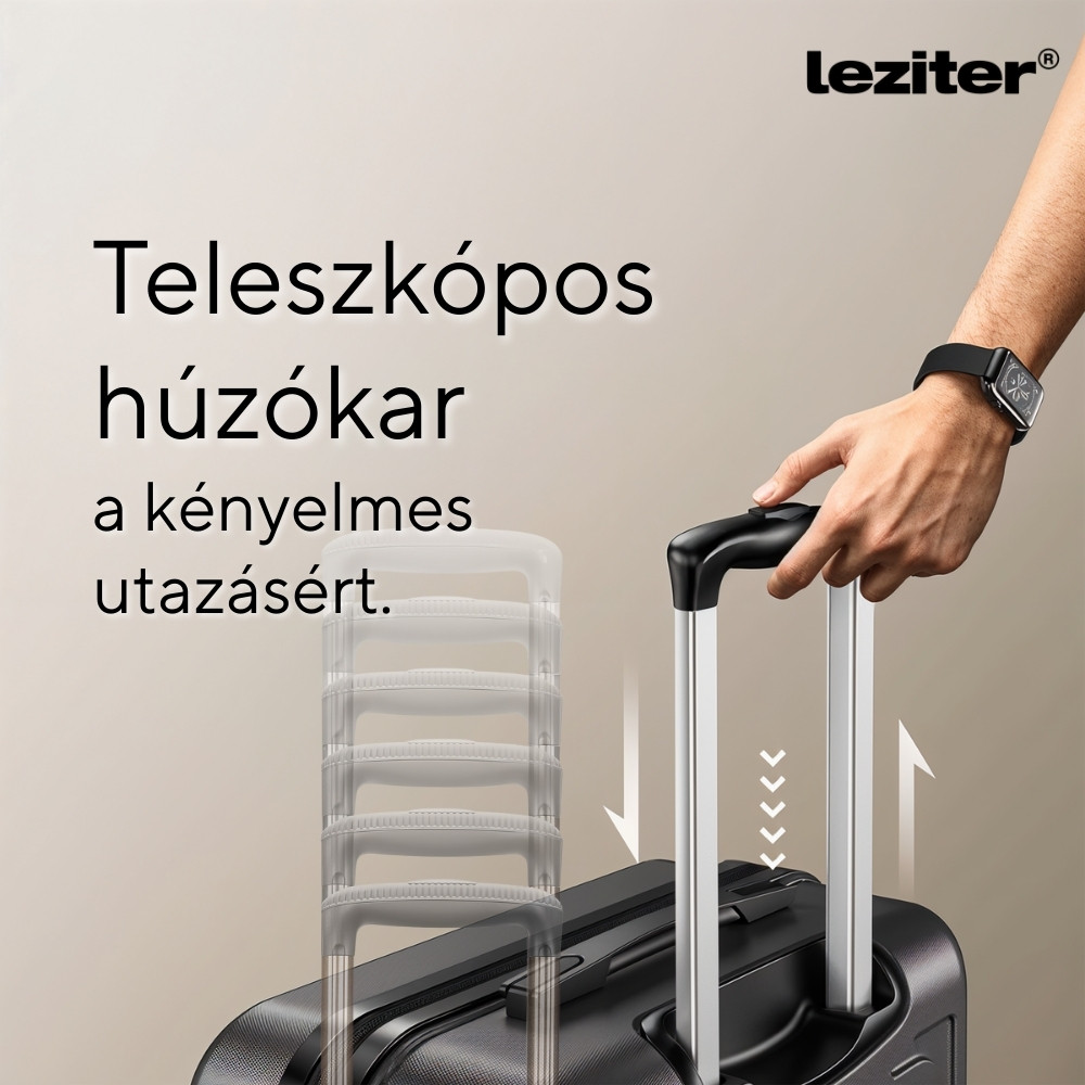 Leziter TraveLux Urban bagaj de mână cu roată detașabilă 40x30x20 cm rose gold [4]