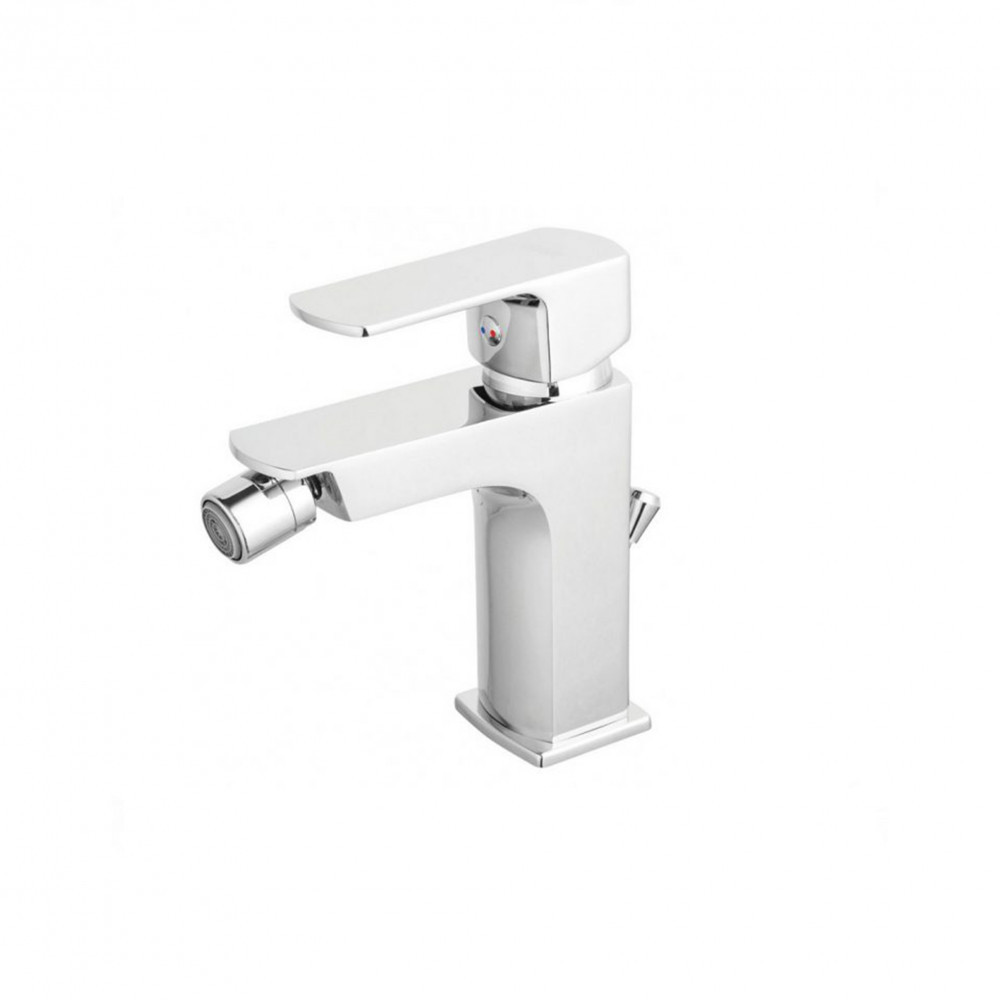 Robinet de bideu - Ferro Robinet bideu ALBA, set de scurgere automată Crom.