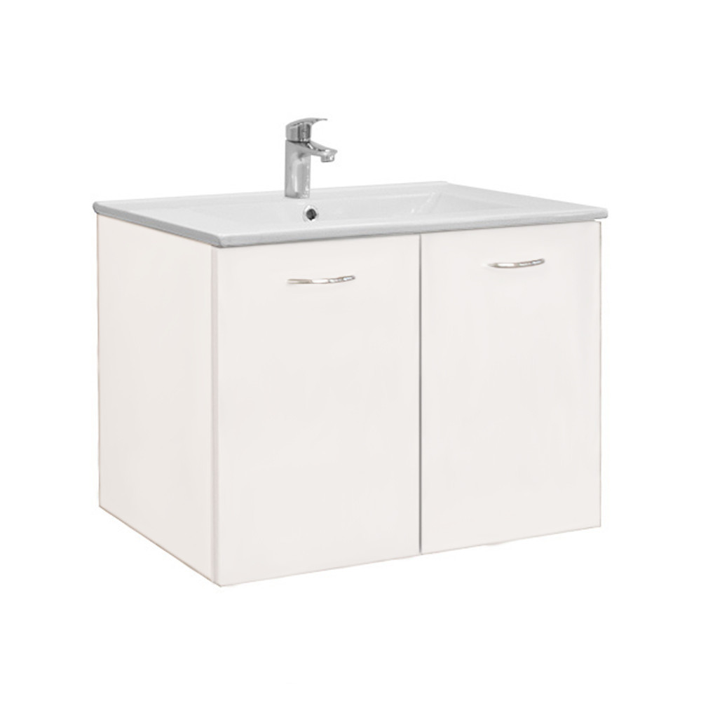 Produse temporar indisponibile - Leziter Masca chiuveta baie Zoya 60 cu lavoar, alb