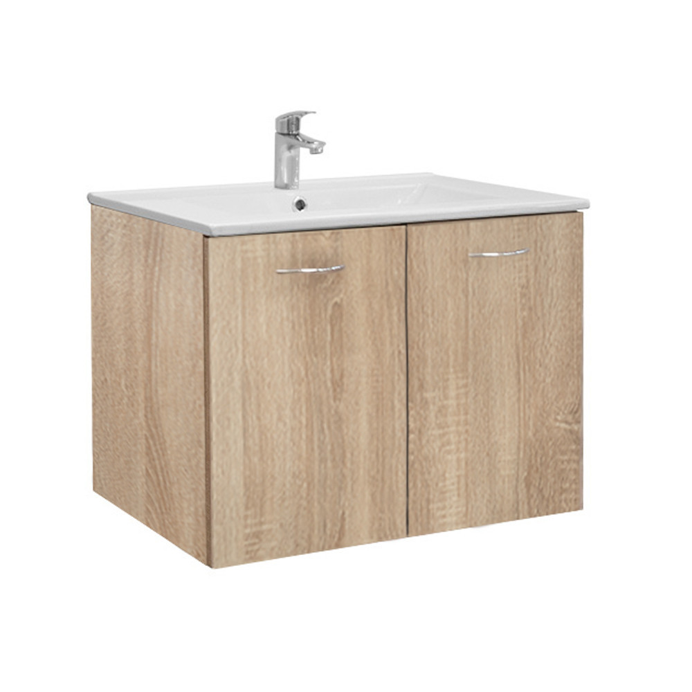 Produse temporar indisponibile - Leziter Masca chiuveta baie Zoya 60 cu lavoar, stejar Sonoma